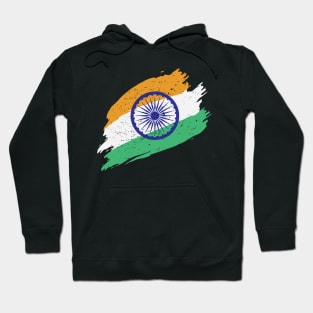 India Flag in Tricolor with Ashoka Chakra Desi Indian Hoodie
